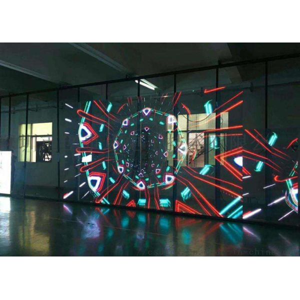 Wide Angle Transparent LED Display Saves Energy LED Para Indoor For Exhibition
