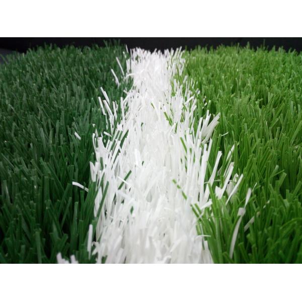 Eco - Friendly Football Synthetic Grass Soccer Field Customized Design