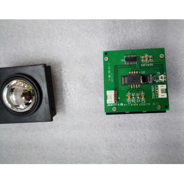 Panel Mount Wireless Trackball Mouse , Quadrature Mouse With Mechanical Axis