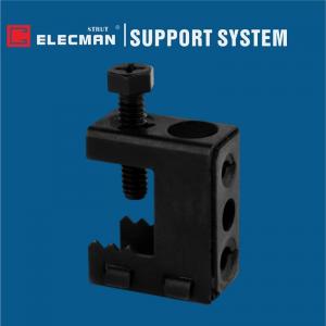 China Black Coated Spring Steel BC Beam Clamps For Threaded Rod 1/2 Inch Flange on sale