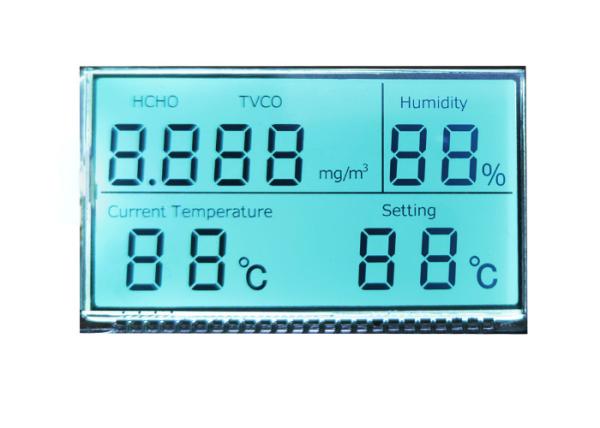 Cheap Custom TN HTN STN FTSN Reflective LCD Panel / Monochrome LCD Numeric Display Module for sale