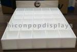 Counter Top Acrylic Tile Display Stands 3'' x 2.4'' For Ceramic Tiles