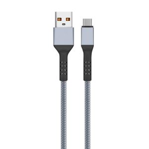 Custom Braided Charging Cable USB 2.0 For Lightning / Android / Type C Devices