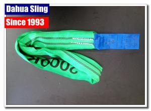 China Lightweight Flat Lifting Slings Webbing Sling Belt EN 1492-1 Standard on sale