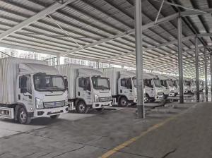 China Automatic Used Cargo Truck / BYD Used Cargo Vehicles with 2 Doors on sale
