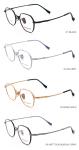 Various Colors Polygons IP Plating Bate Titanium Glasses Frames