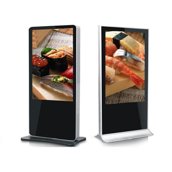 Ultra Thin Interactive Touchscreen Display , 55 Inch Floor Standing Advertising Display