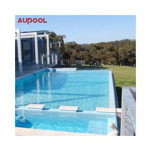 China Family Swimming Pool Long 8 Meter Outdoor Massage Spa with Endless Acrylic Glass Pool on sale