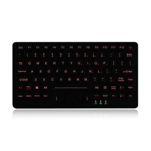 Military Level EMC Keyboard Stainless Steel Back Plate Rubber Backlight