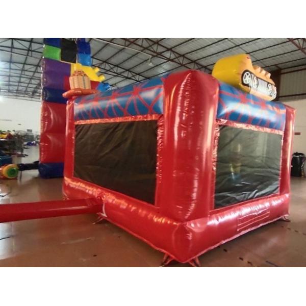 1000D Outdoor Bounce House Ferris Wheel Tickets Inflatable Bouncer Castle With Slide Combo