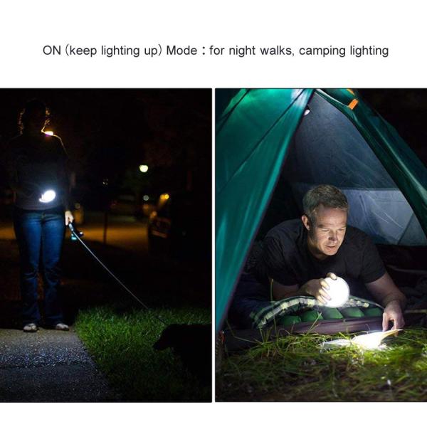 Round EMC FCC 0.100kg Battery Operated Motion Sensor Light Warm White