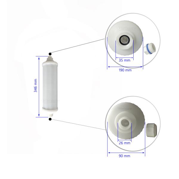 High Quality replacement bathtub filter cartridge Spa Fill Hose carbon Prefilter Pure Fill Garden Hose Filter for pool