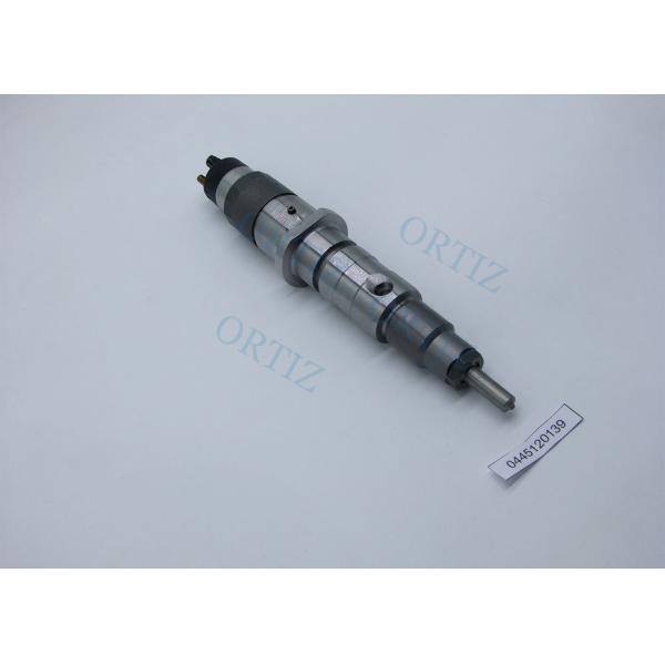 Cylinder Shape BOSCH Common Rail Injector Black / Silver Color 800G 0445120139
