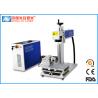 Fiber Rotary MOPA Laser Marking Machine for Cylinder Steel and Pipe with XY Movable Table for sale
