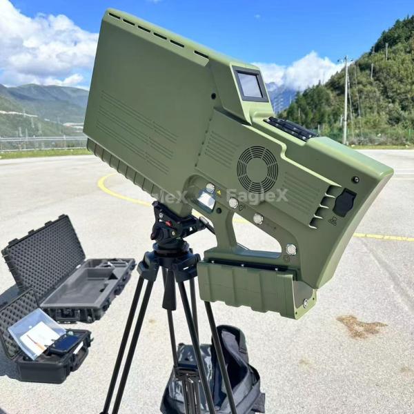 Cheap 3-In-1 （Detection&Jamming&Spoofing)  Mobile Drone Defense Device Portable FPV Drone Jammer for sale