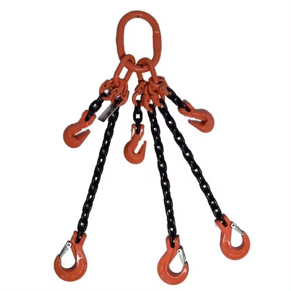 Heavy Duty G100 Alloy Steel Chain Sling with Adjustable Function and Welded Structure