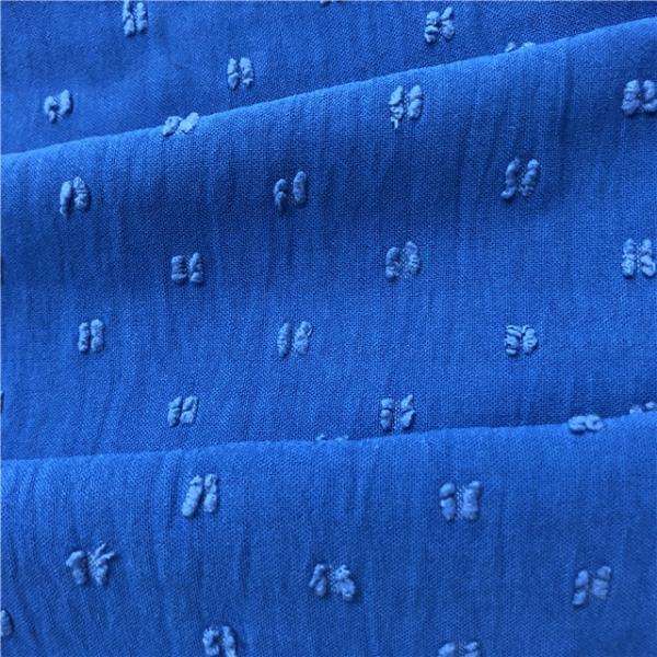 Anti Static CEY 100% Polyester Dobby Chiffon Fabric For Abaya Plain Style 4 Way Stretch