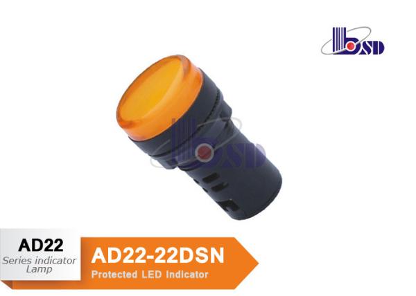 Cheap Orange Led Indicator Lamp / Led Panel Indicator Lights Low Consumption for sale
