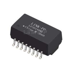 China Pulse TS8121CM-HF Compatible LINK-PP LP2019ANL 10/100 Base-T Single Port SMD 16 PIN PoE Ethernet Telecom Transformer on sale