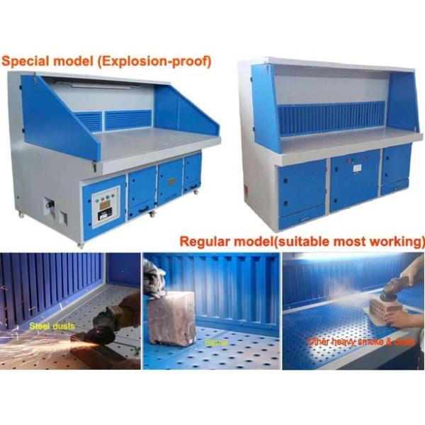 Downdraft Table For Metal Grinding With Pulse Jet Cleaning System Guaranteed Quality