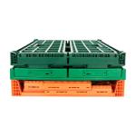 Portable PP Crate Custom Folded Boxes Foldable Plastic Box for Folding Pallet