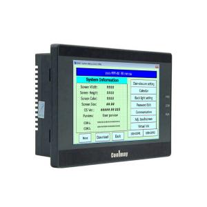 Best IP65 Touch Panel PLC With 64MB RAM 1x Type C Programming Port 1x RS232 Communication Interface wholesale