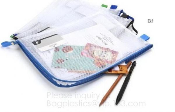 School Multiple Waterproof Zipper Stationery Bag,Accessories Student Stationery Waterproof Pencil Bag, bagease, bagplast
