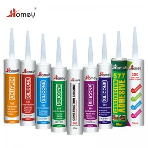 Best Weatherproof Durability Structural Adhesive Bonding Properties Acetoxy Silicone Sealant wholesale