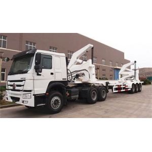 Side Loader Semi Trailer Optimized For Efficient Container Loading Unloading