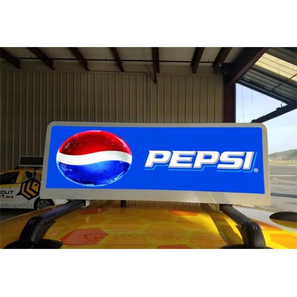 3840HZ 180w Taxi Top LED Display 5500cd/sqm Waterproof Car LED Display