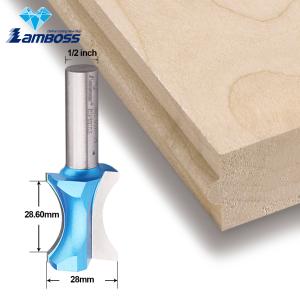 Lamboss Corner Rounding Router Bit Convex Edging Router Bit 1/2 Cnc End Mill Bits