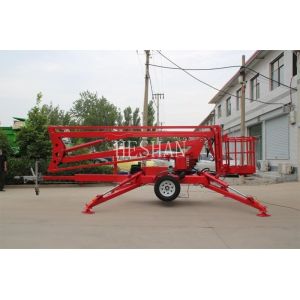 Best Portable Compact Boom Lift Towable Articulated Mobile Trailer wholesale
