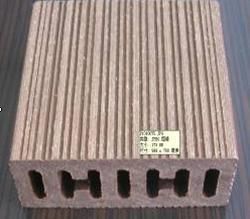 Waterproof Outdoor WPC Decking Fence with Wood Grain Pattern and Brushed Surface Design