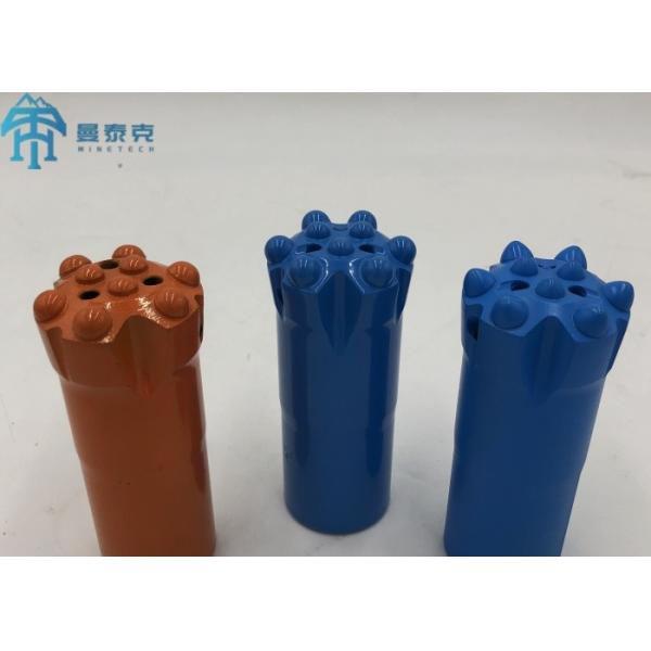 Long Skirt T38 64mm Thread Button Bit with Carbon Steel Flat Face for Rock Drilling