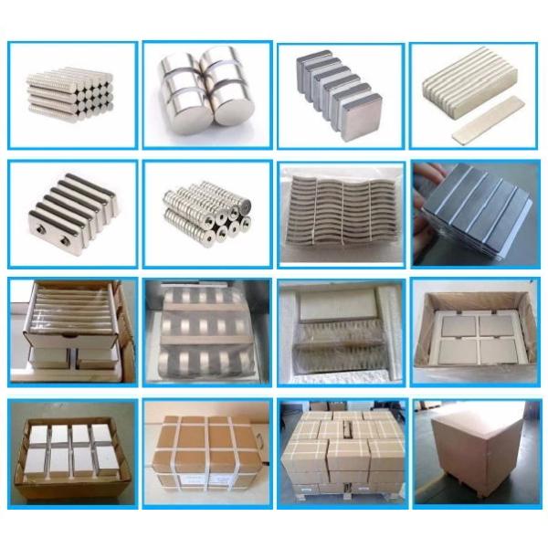 Ferrite Industrial Permanent Magnets Customized Shape Multiple Coatings