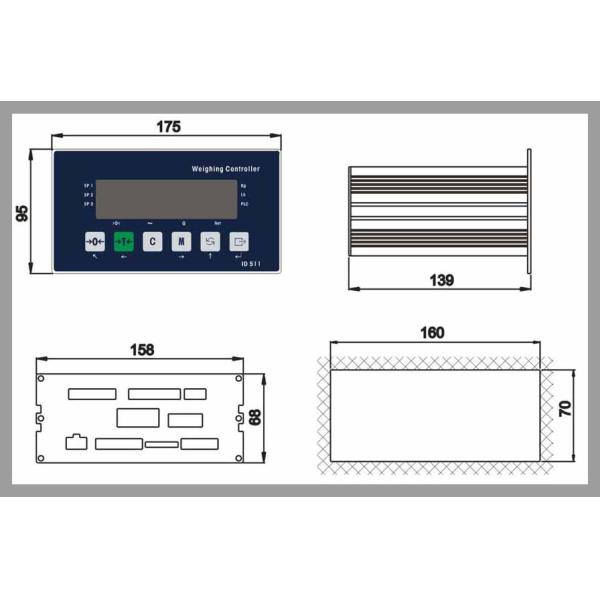 Panel/Harsh/DIN Weighing Indicator for Measurement Control Systems