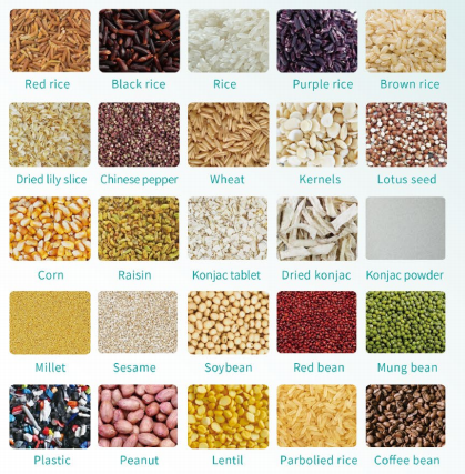 Presun Size Mildew Shape Colour Sorter Machine for Grain/Rice/Wheat/Corn/Peanut/Bean Sorting