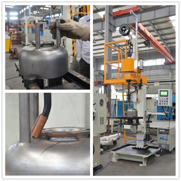 Key Machines Lathe and 2000 KG Capacity Automatic Gas Cylinder Welding Production Line for Precision Welding