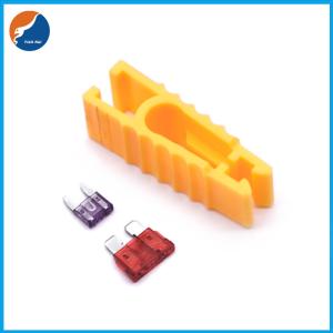 Best Car Automobile Fuse Clips Tools Fuse Puller Yellow Tool Medium ATY ATC Sandard Blade Fuse Extractor wholesale