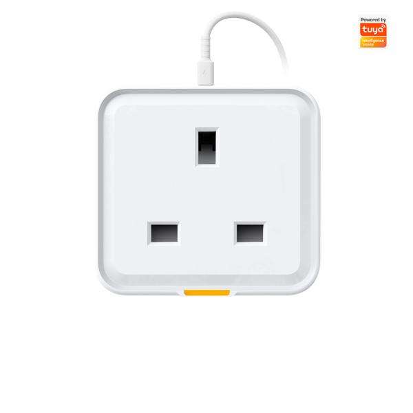 Cheap Tuya Smart Home Plug: UK Socket Travel Adapter with Type-C, 16A WiFi RF433, App & Voice Control, Compatible with Alexa for sale