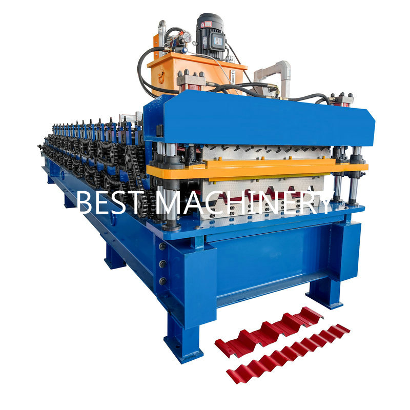 686mm 762mm Hydraulic Roofing Sheet Roll Forming Machine Double Layer