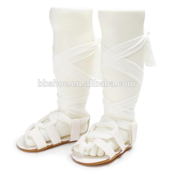 Special design Summer Roman infant Sandals Gladiator binding Dress show Princess baby shoes for Girl