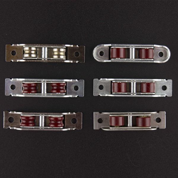 16mm UPVC Sliding Door Window Pulley with POM Wheel and Stainless Iron/Steel Frame