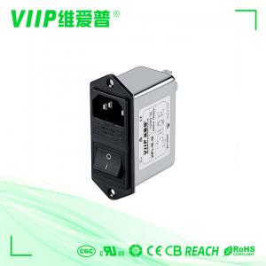 Best C14 Male Socket Inline IEC EMI Filter 120V 250V With Fuse Switch wholesale