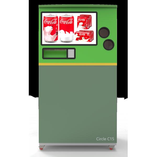 Aluminum Can Recycling Reverse Vending Machine With Compactor