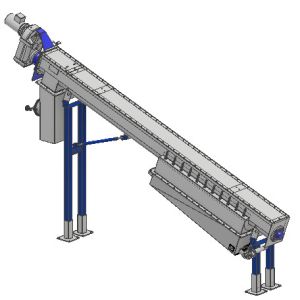Best 4300mm Length 1.5kw Spiral Screw Conveyor wholesale
