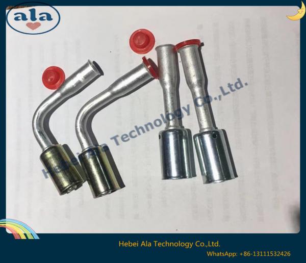 Female O-Ring fittings Aluminium joint with iron cap Connectors auto air conditioning hose ends ACO-ring female fittings