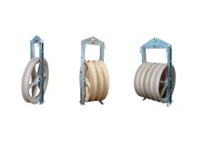 China Single Sheave 660 Diameter Transmission Line Stringing Tools Stringing Block on sale