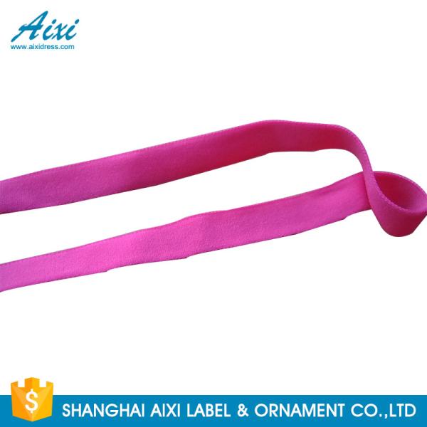 Cheap Elastic Webbing Straps Elastic Binding Tape Fold - Over Elastic Tape for sale