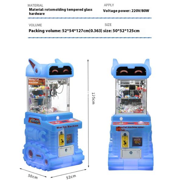 Playfun Factory Directly Price Super Man Mini Commercial Small Doll Coin Operated Toy Crane Claw Machine for Mexican Market